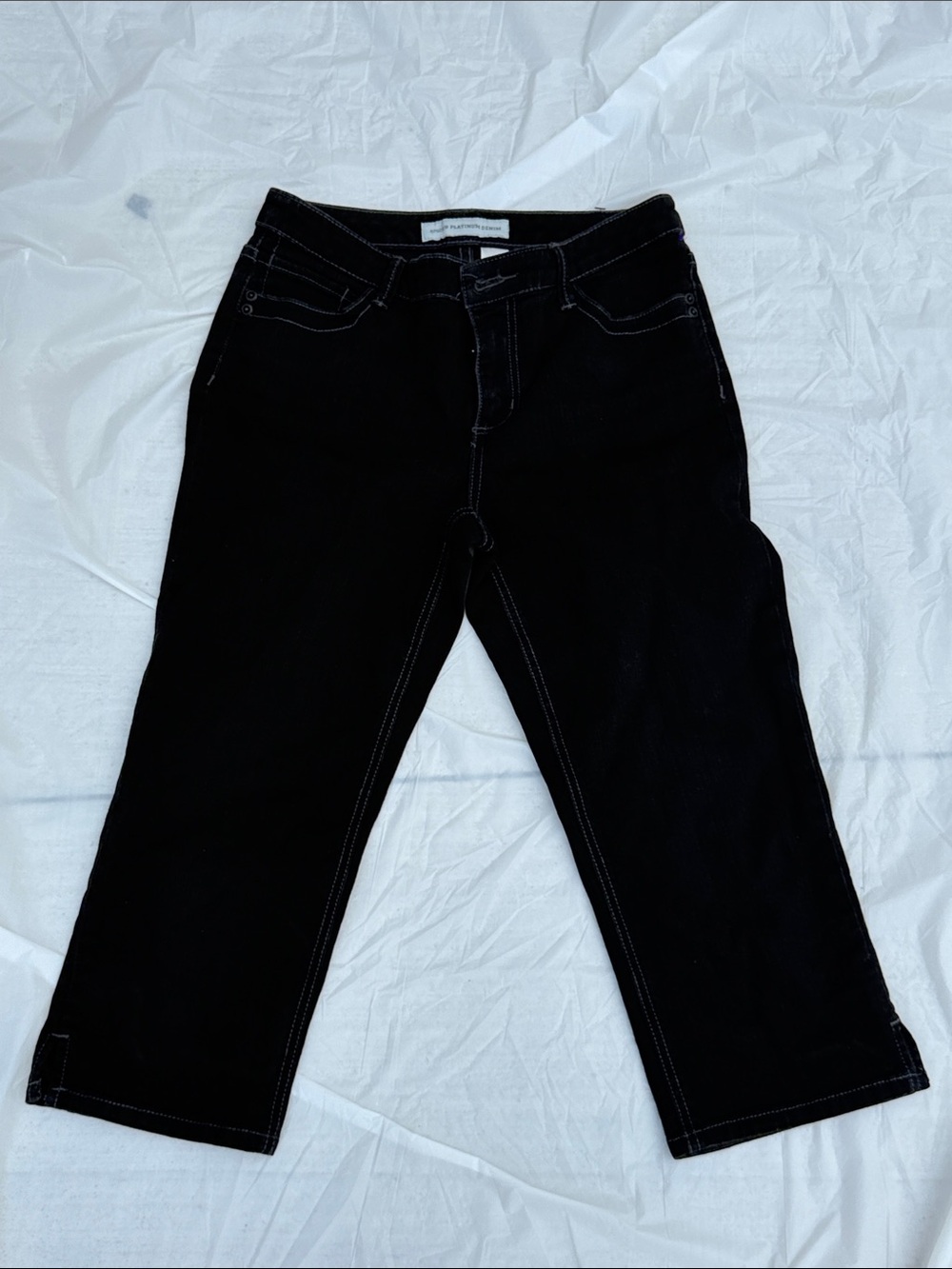 Chico's Black Cropped Stretch Jeans